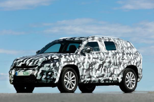 Skoda Kodiaq Prototyp  Foto:Hersteller